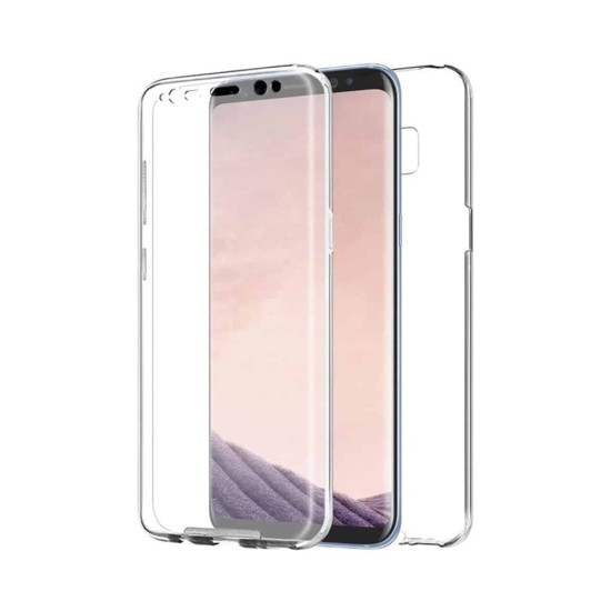 360º Silicon Case for Samsung Galaxy S8 Plus Transparent